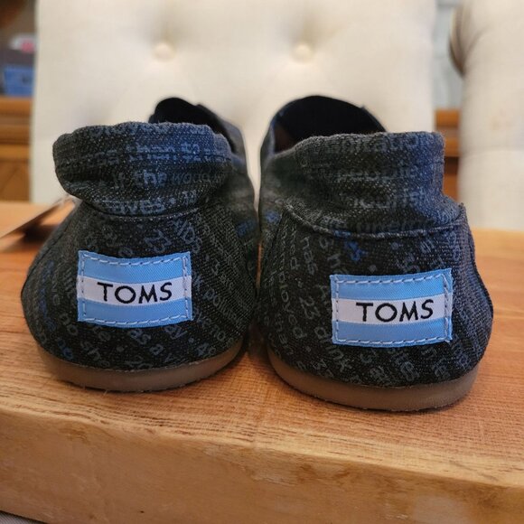 Men's Gray TOMS Slip-On Shoes - Picture 7 of 8